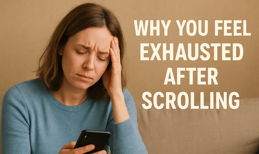 Why You Feel Exhausted After Scrolling