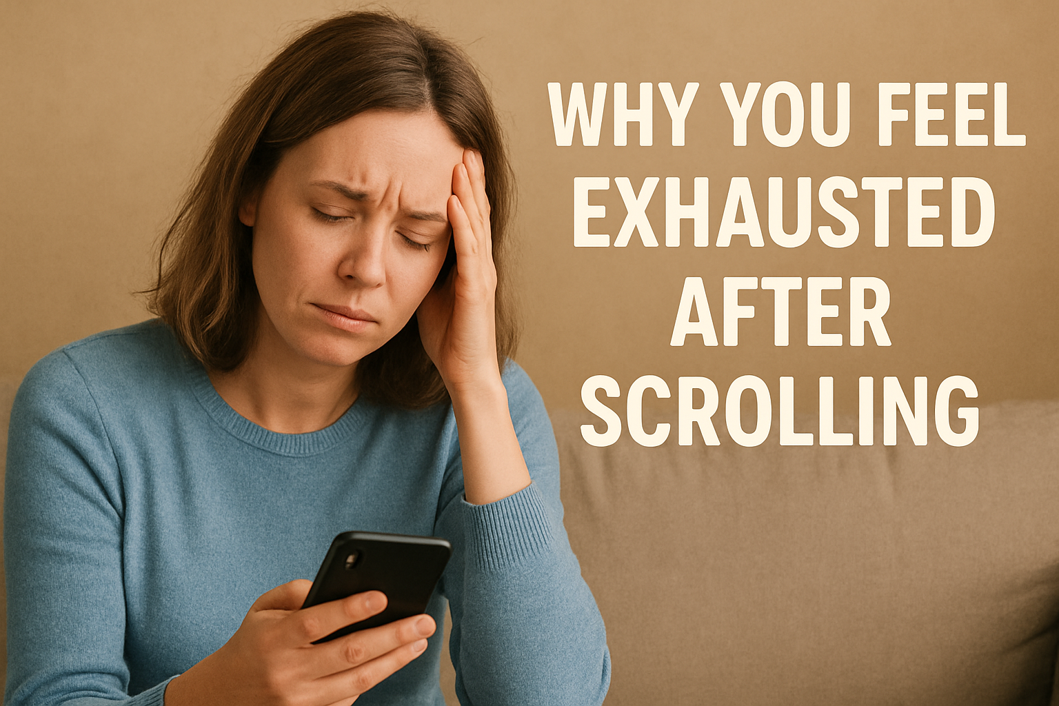 Why You Feel Exhausted After Scrolling