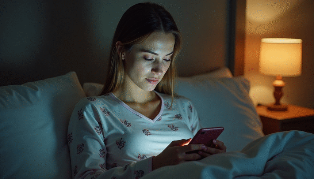 does scrolling on your phone make you tired