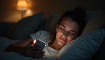 does scrolling on your phone make you tired