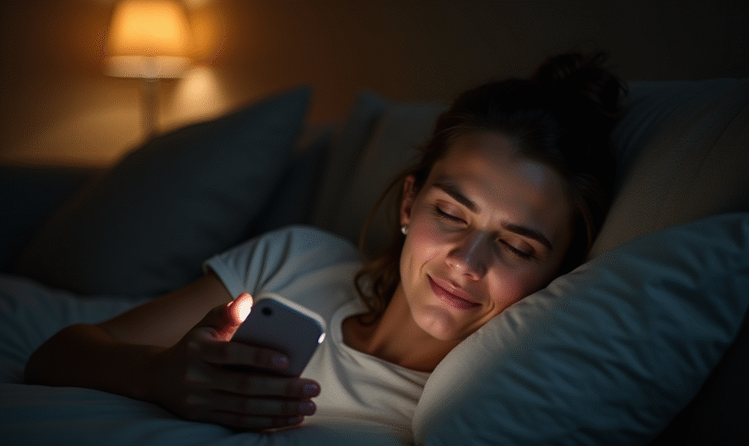 does scrolling on your phone make you tired