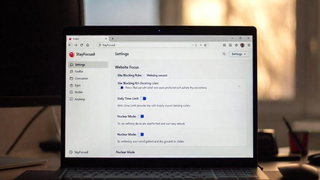 stay focused on firefox