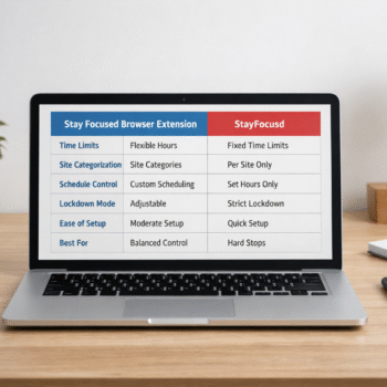 Stay Focused Browser Extension vs StayFocusd