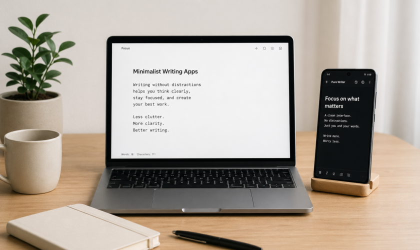Minimalist Writing Apps for Android and PC