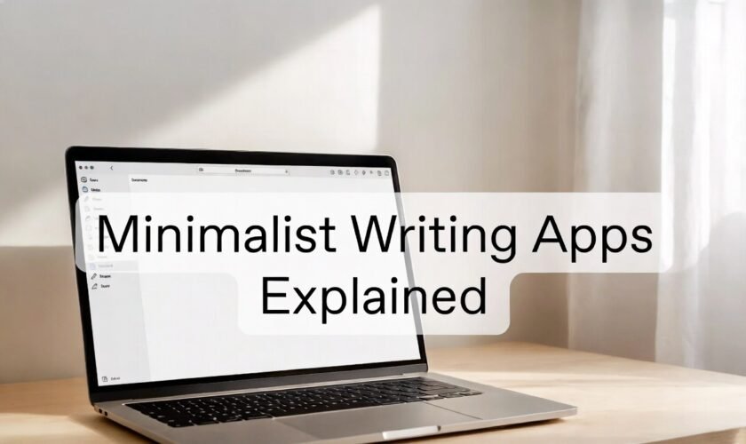 Minimalist Writing App